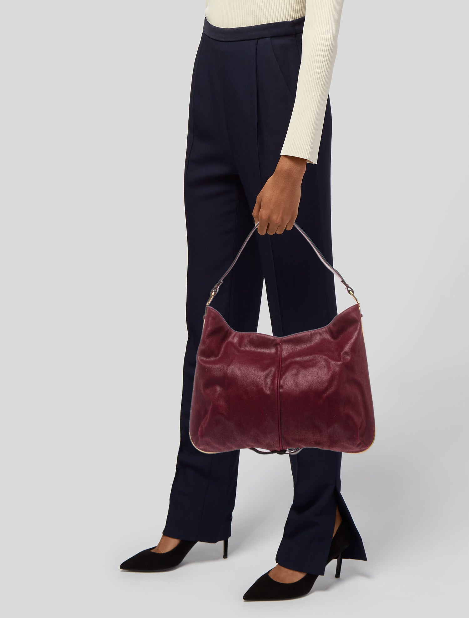 Stella McCartney Vegetarian Suede Hobo
