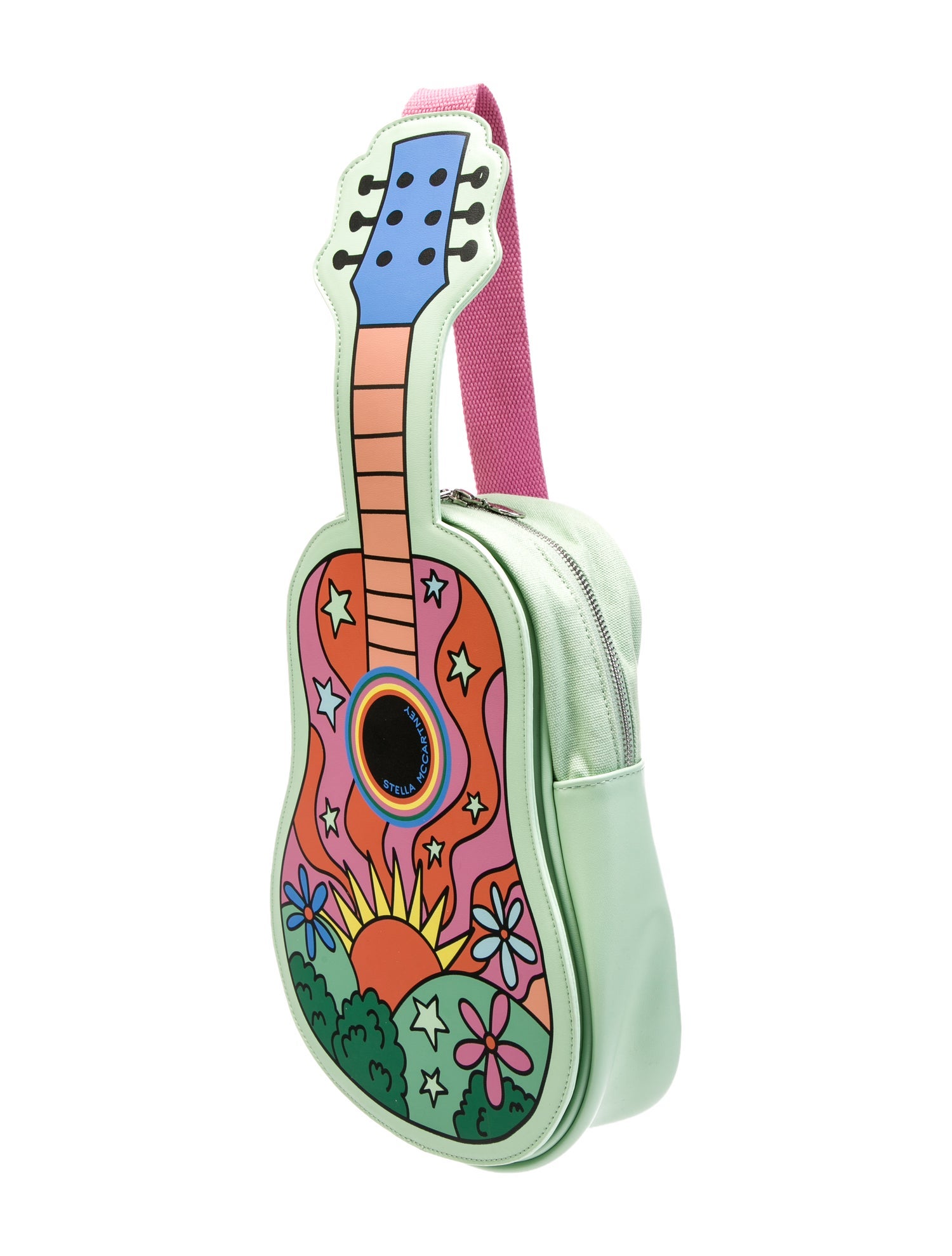 Stella McCartney Girls' Guitar Canvas Crossbody Bag