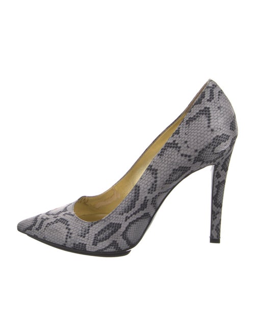 Stella McCartney Satin Animal Print Pumps