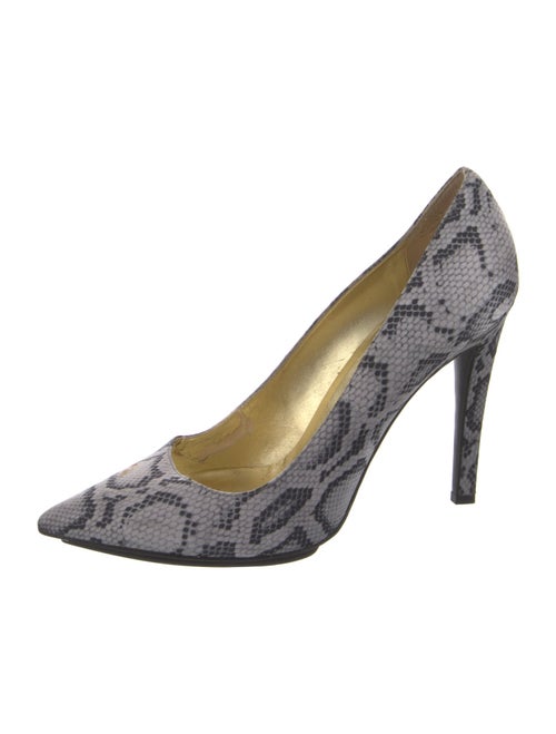 Stella McCartney Satin Animal Print Pumps