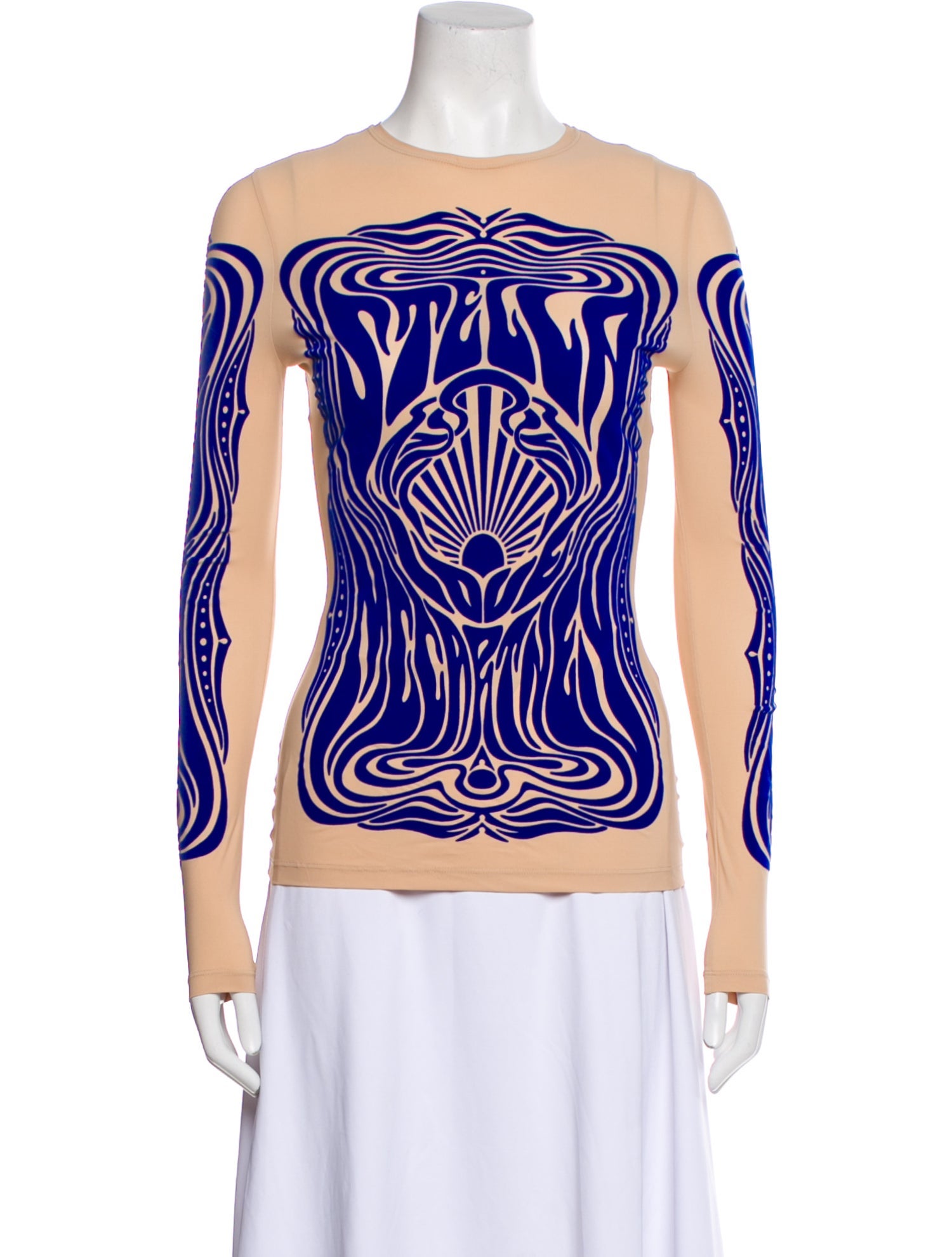 Stella McCartney Printed Crew Neck Top