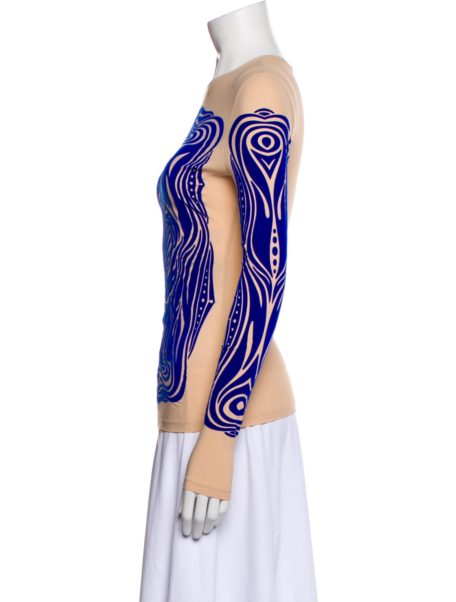 Stella McCartney Printed Crew Neck Top