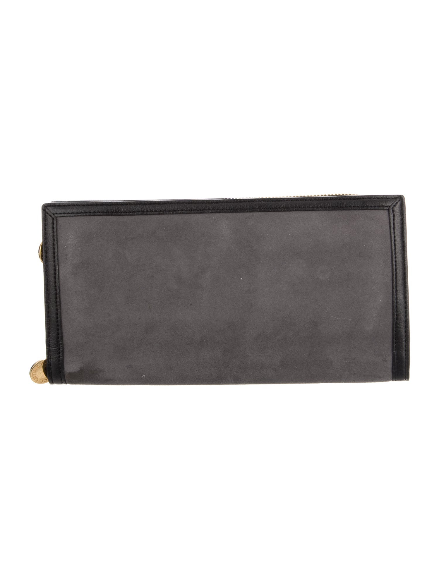 Stella McCartney Suede Continental Wallet
