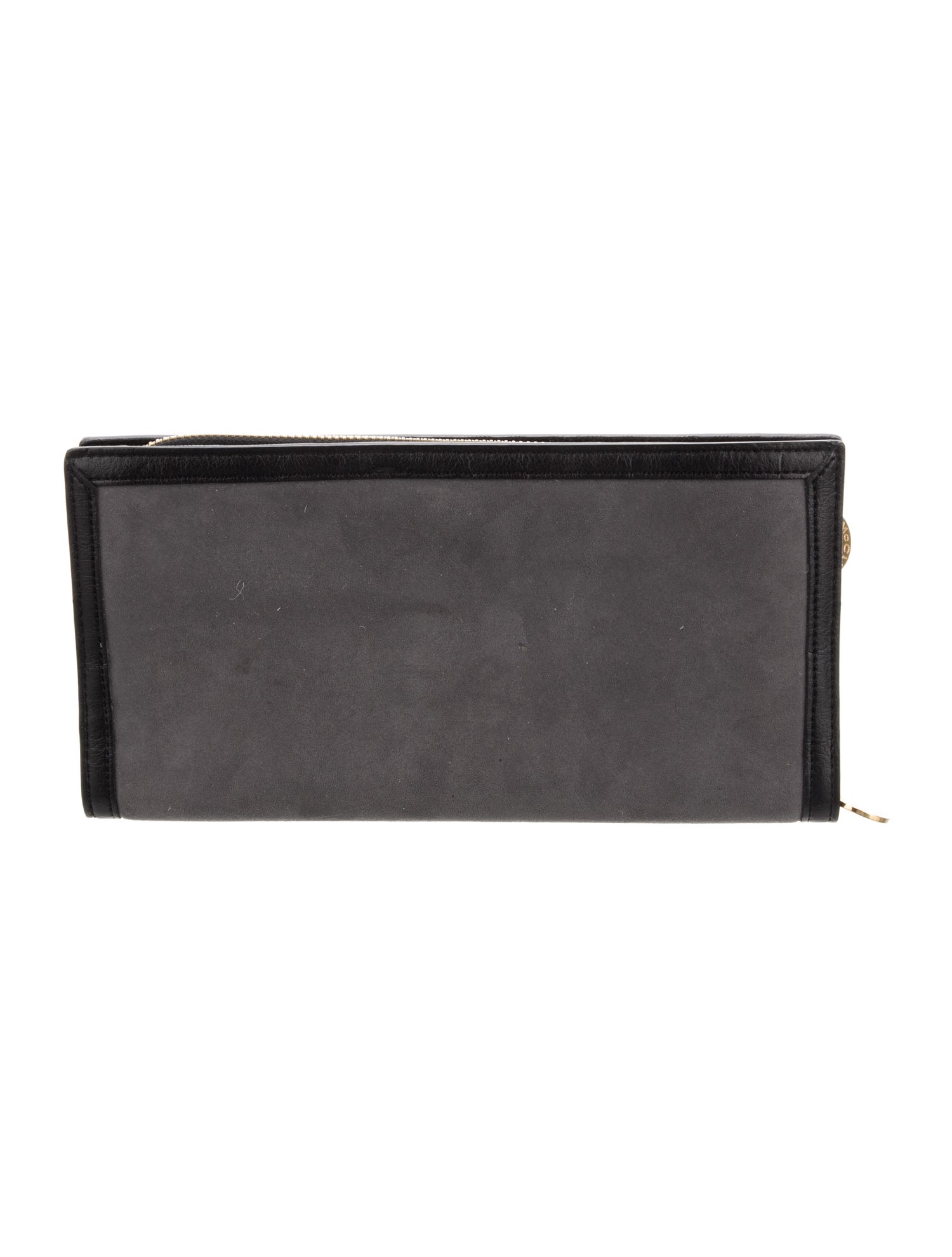 Stella McCartney Suede Continental Wallet