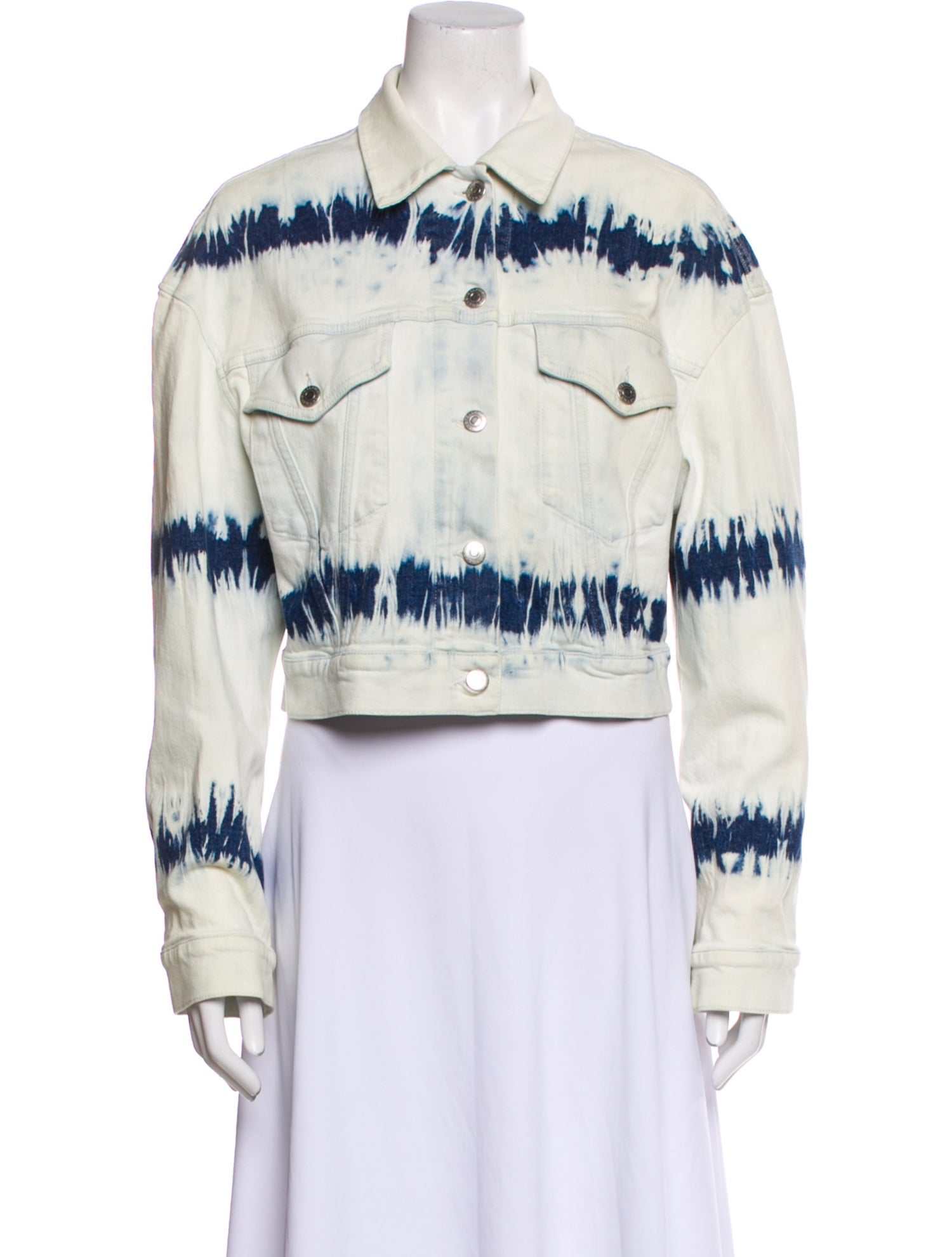 Stella McCartney Tie-Dye Print Denim Jacket