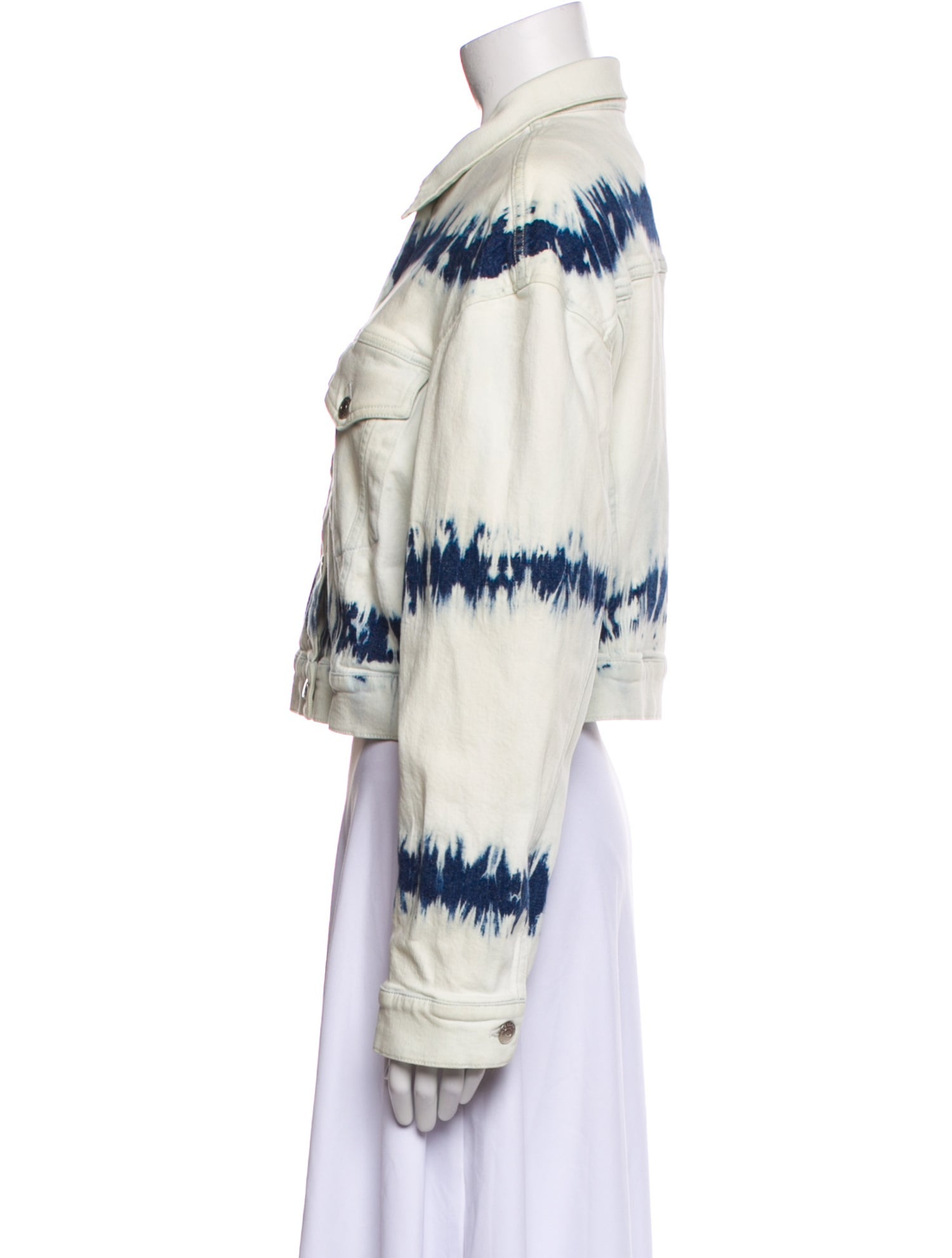 Stella McCartney Tie-Dye Print Denim Jacket