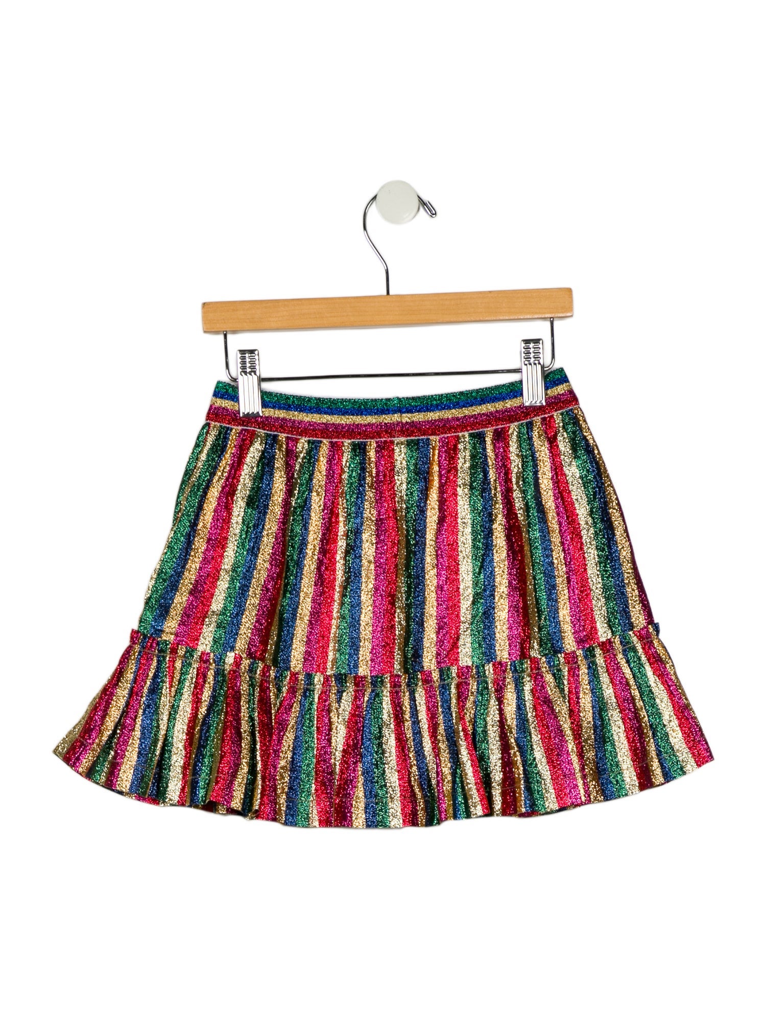 Stella McCartney Girls Glitter Rainbow Skirt