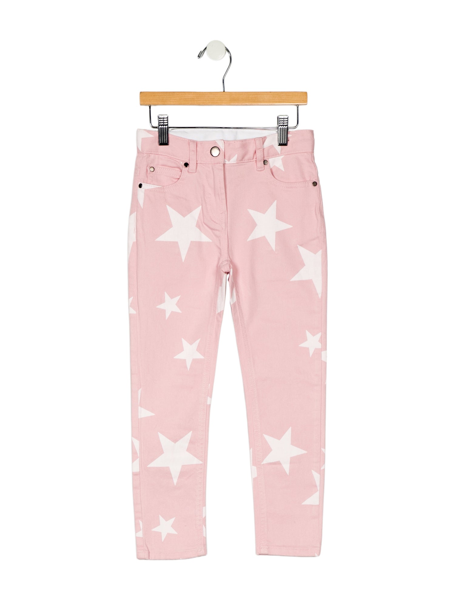 Stella McCartney Girls High Waisted Star Print Pants