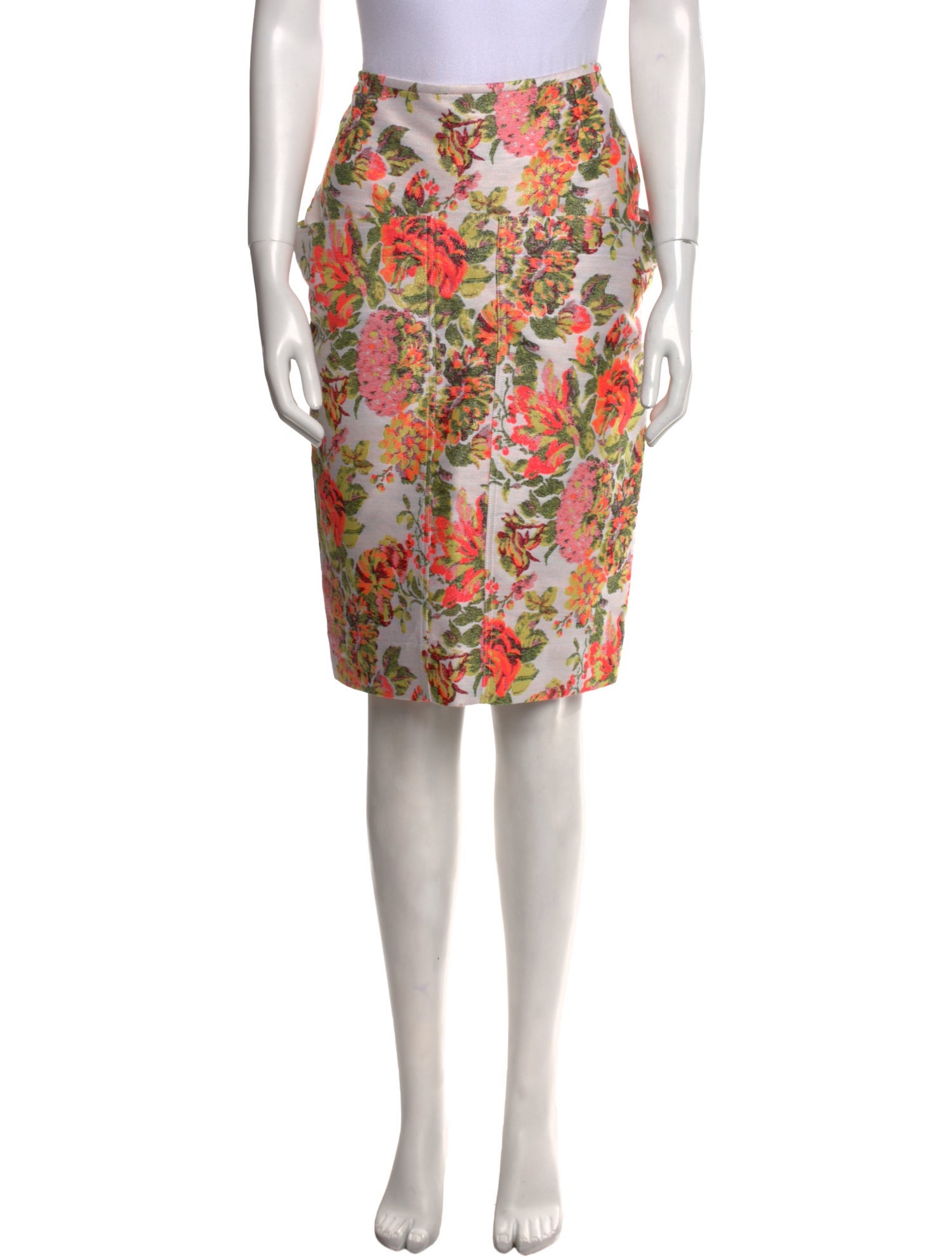 Stella McCartney Floral Print Knee-Length Skirt