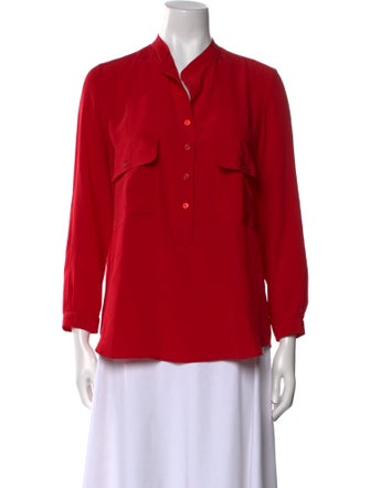 Stella McCartney Silk Three-Quarter Sleeve Blouse