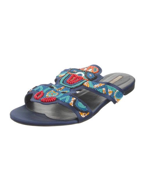 Stella McCartney Satin Printed Slides