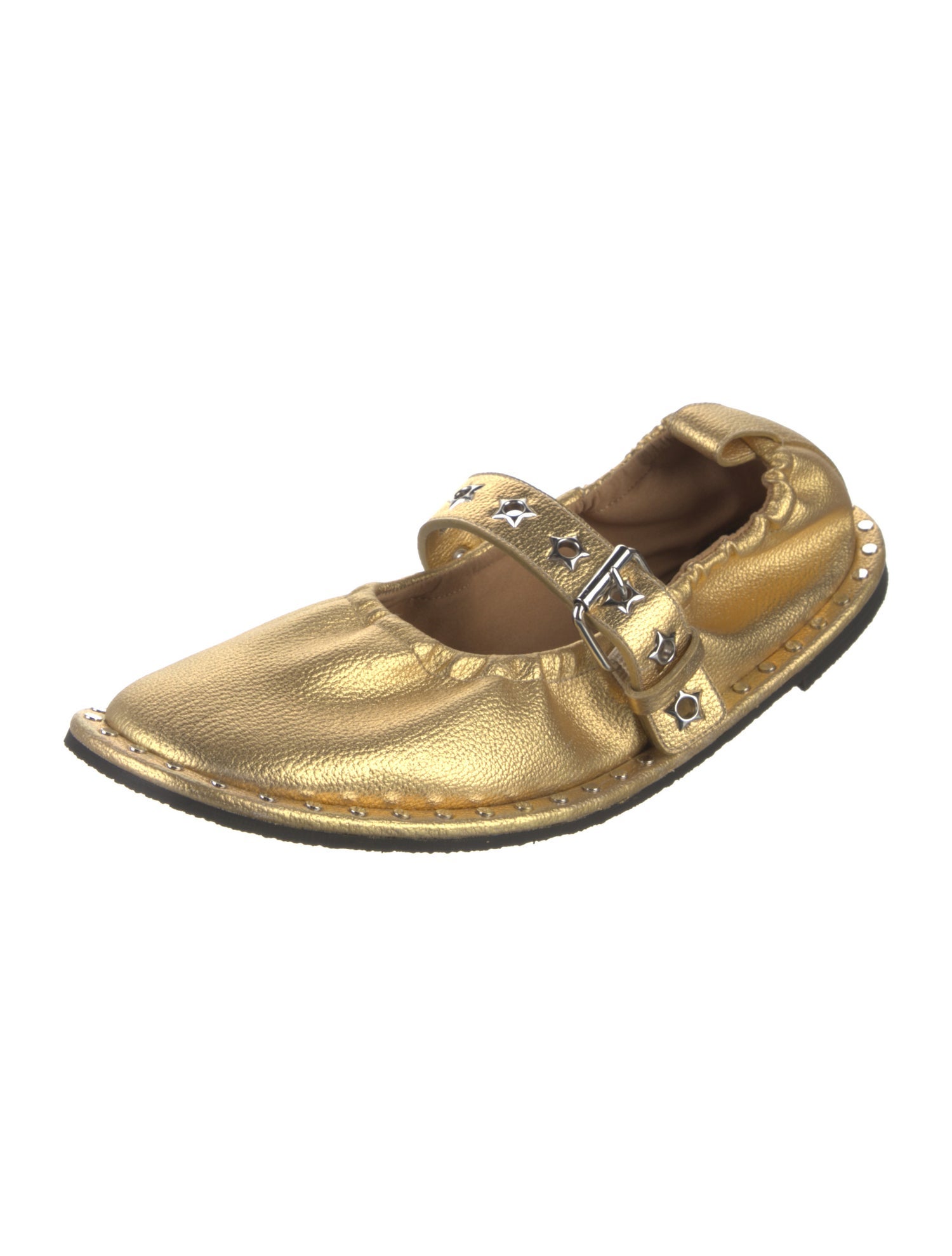 Stella McCartney Leather Mary Jane Flats w/ Tags