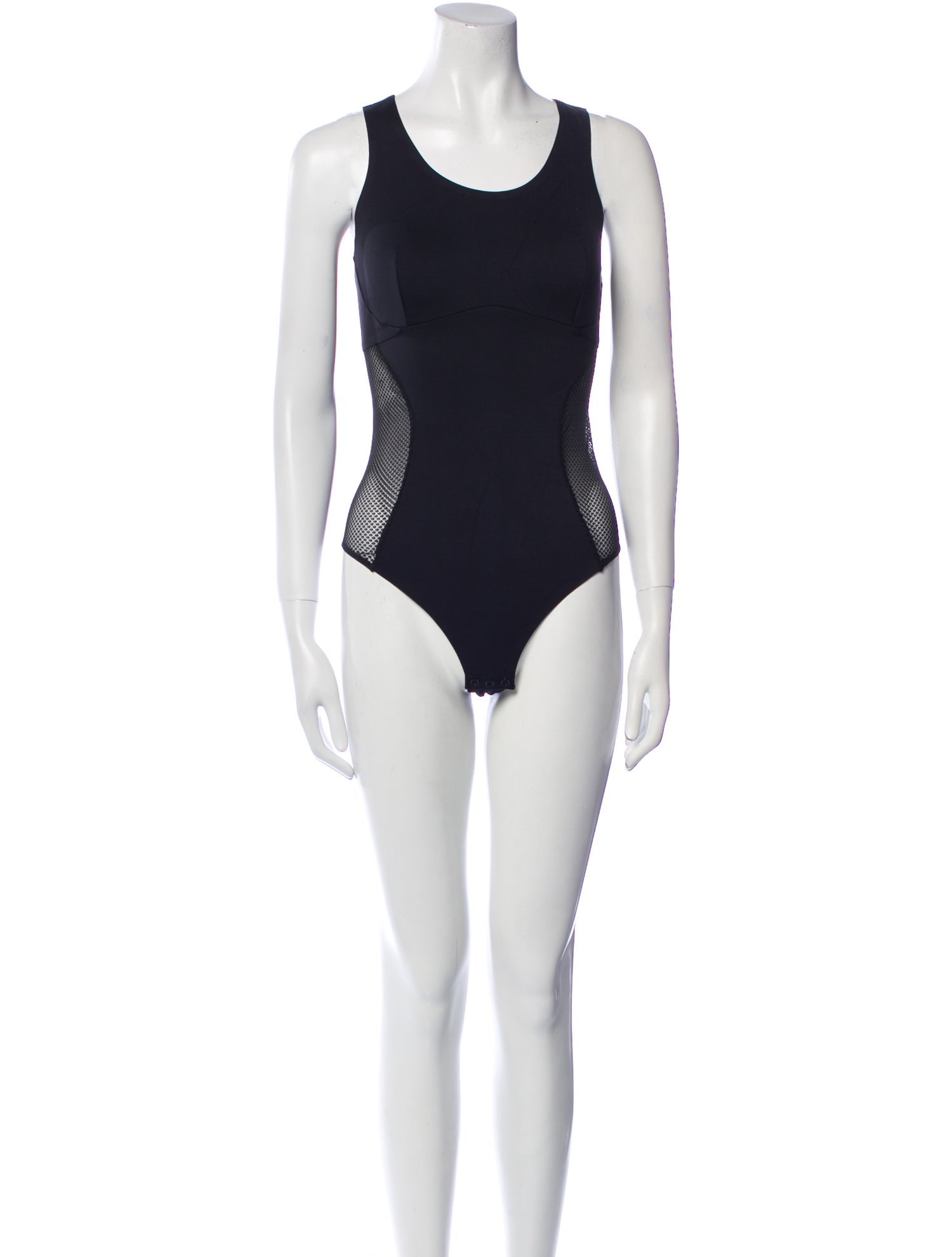 Stella McCartney Nylon Scoop Neck Bodysuit w/ Tags