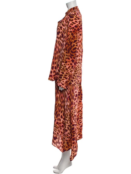 Stella McCartney Silk Animal Print Skirt Set