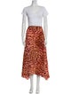 Stella McCartney Silk Animal Print Skirt Set