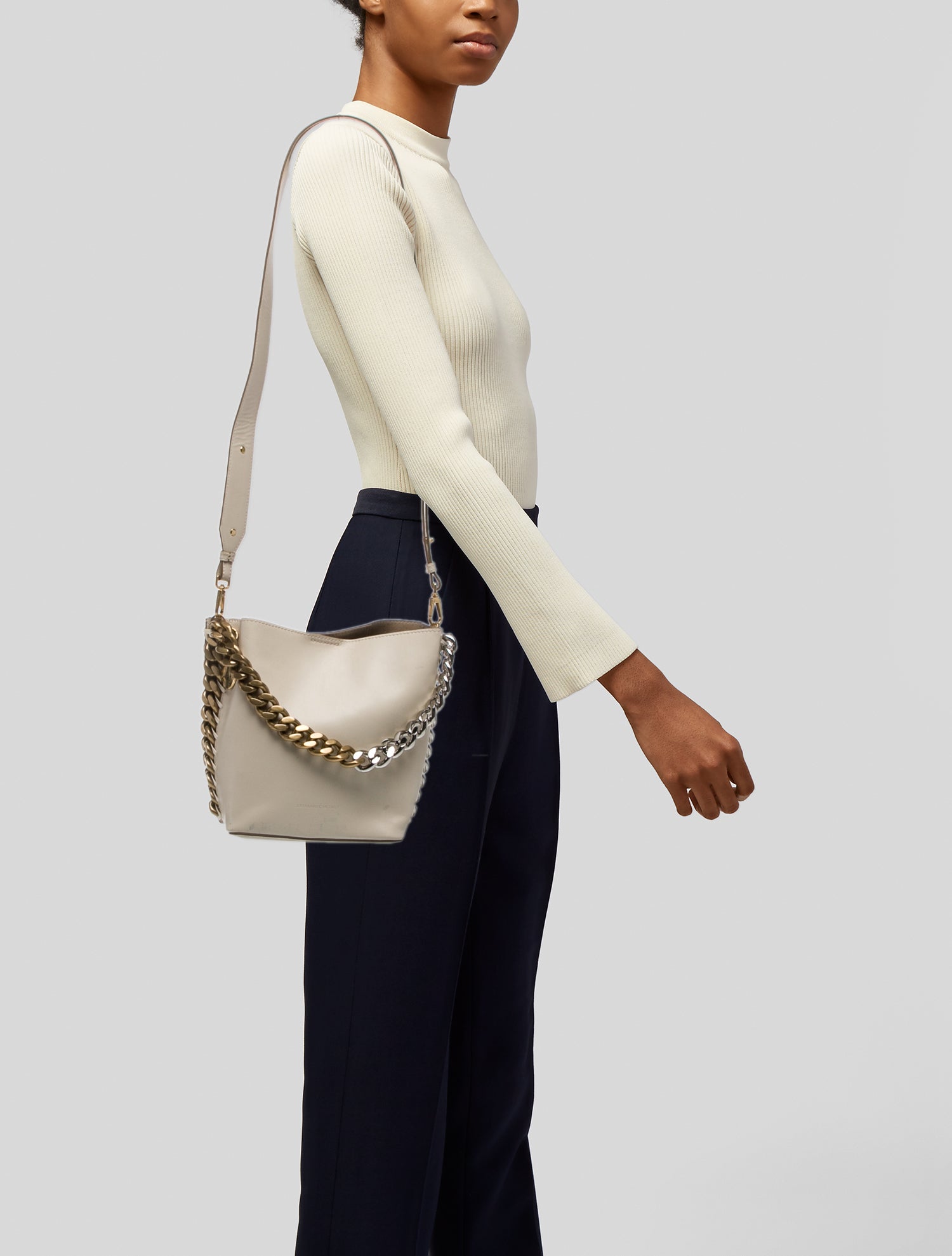 Stella McCartney Vegetarian Leather Top Handle Bag