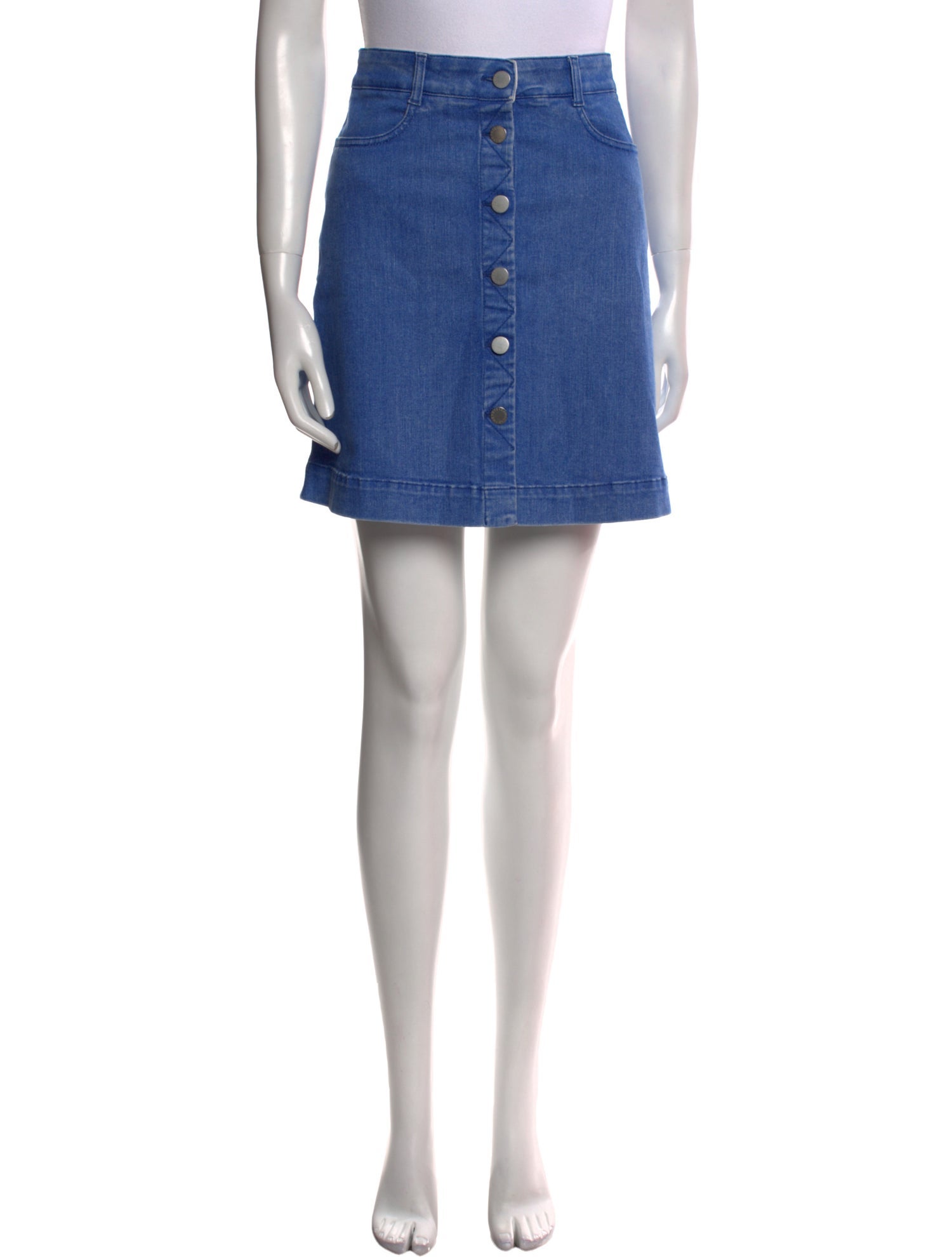 Stella McCartney Pleated Accents Mini Skirt