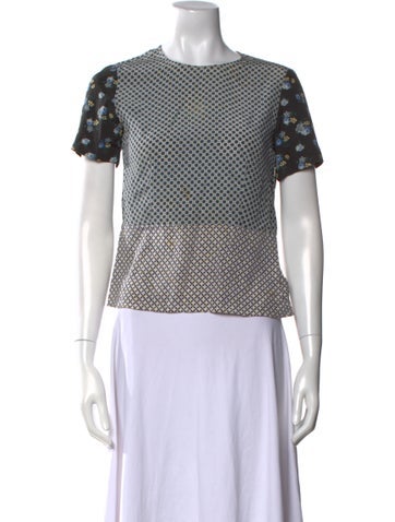 Stella McCartney Tops Silk Printed Top Us0, It36 | XS