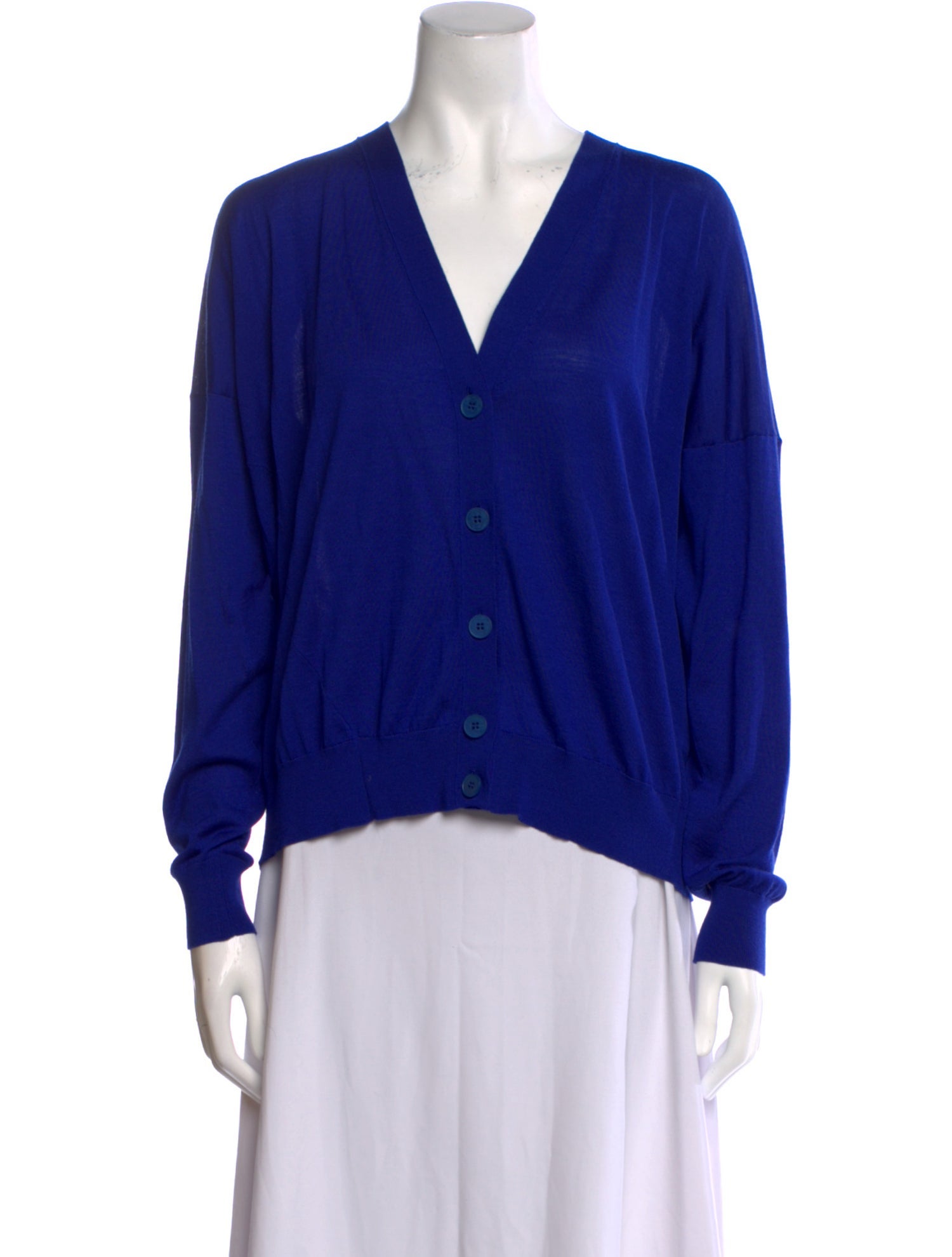 Stella McCartney Wool V-Neck Blouse