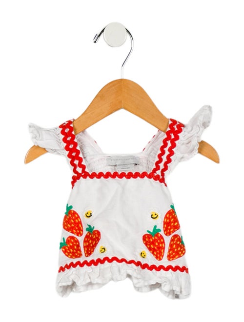 Stella McCartney Toddler Girls' Sleeveless Pattern Print Crop Top