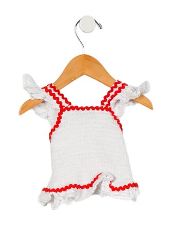 Stella McCartney Toddler Girls' Sleeveless Pattern Print Crop Top