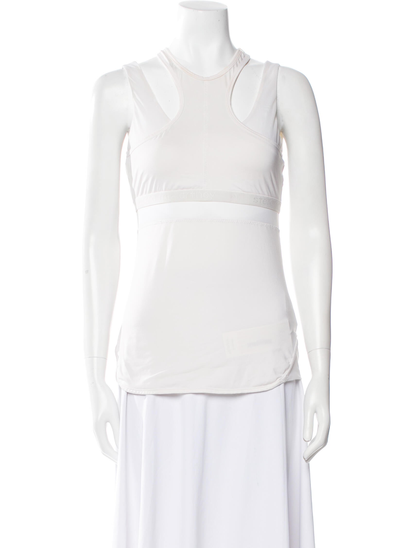 Stella McCartney Square Neckline Sleeveless Top
