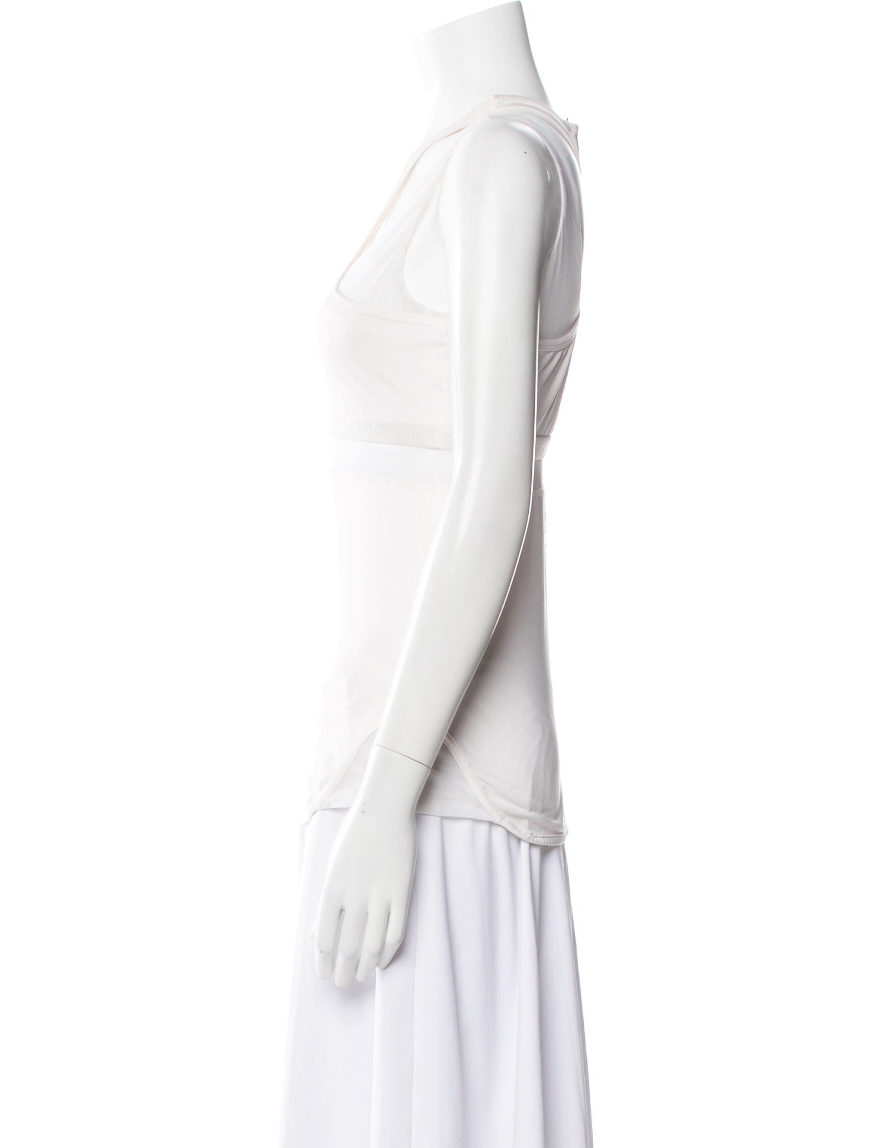 Stella McCartney Square Neckline Sleeveless Top