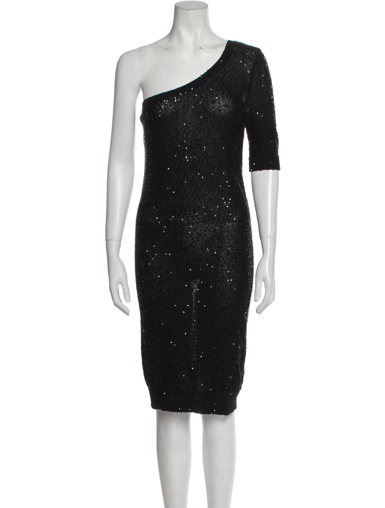 Stella McCartney One-Shoulder Knee-Length Dress