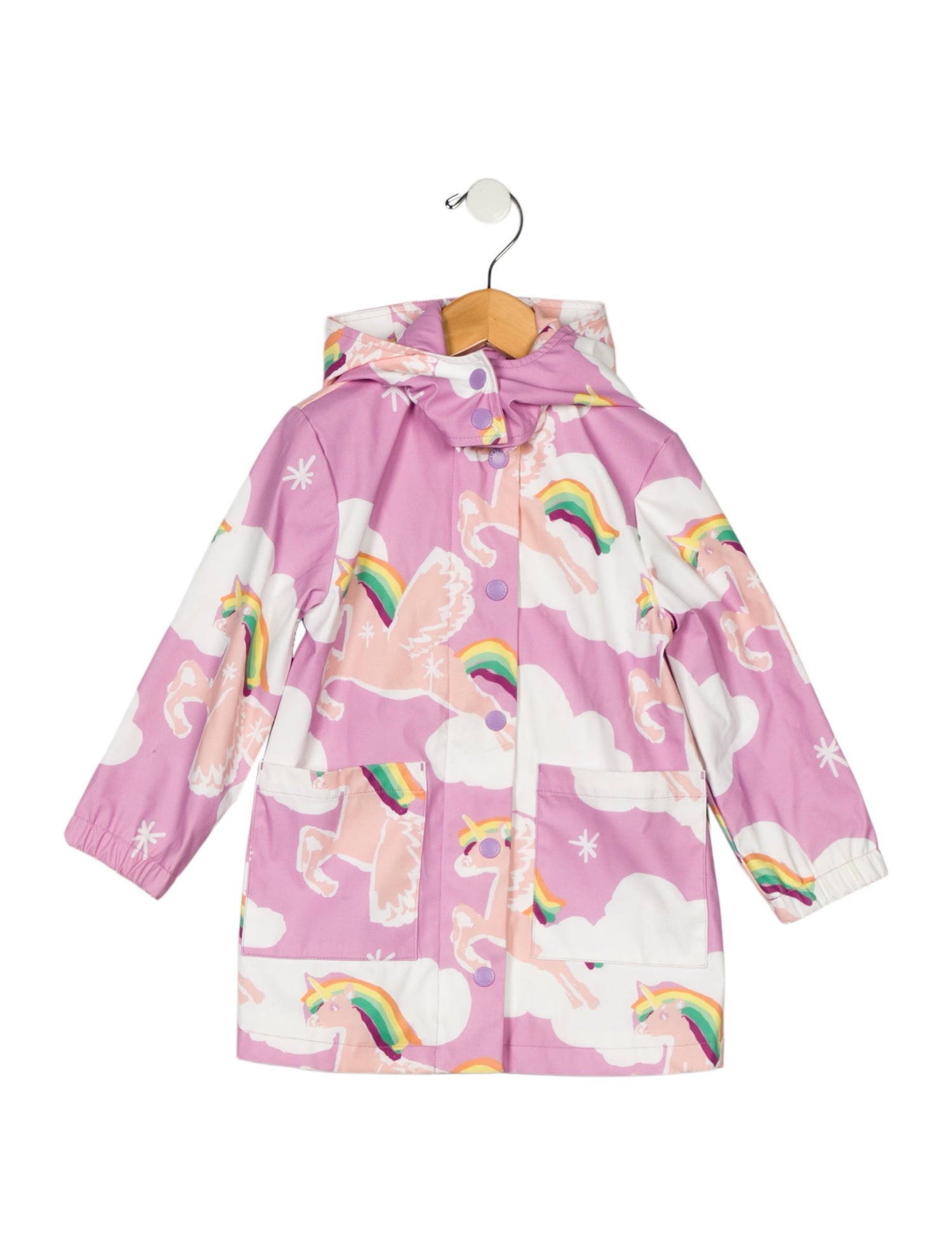 Stella McCartney toddler girls purple multicolored jacket