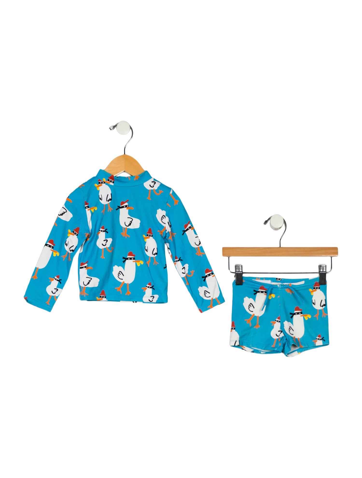 Stella McCartney infant boys' blue multicolored short set