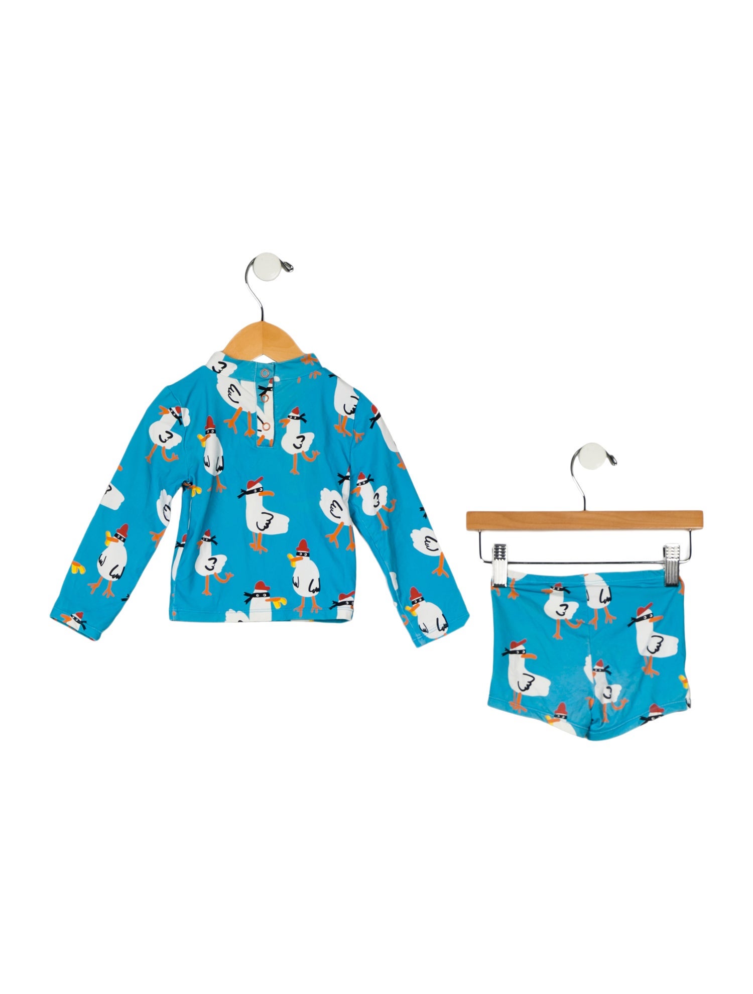 Stella McCartney infant boys' blue multicolored short set