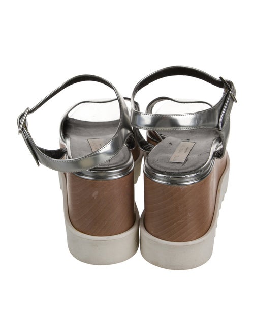 Stella McCartney Vegetarian Patent Leather Slingback Sandals