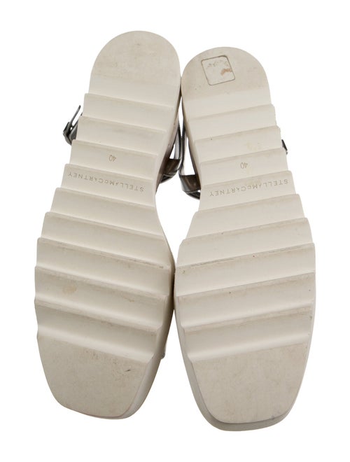 Stella McCartney Vegetarian Patent Leather Slingback Sandals