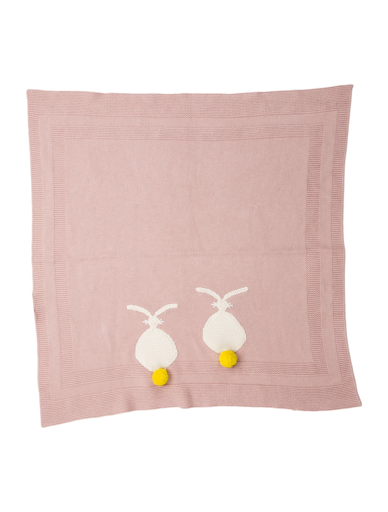 Stella McCartney Cotton Blend Knit Baby Blanket