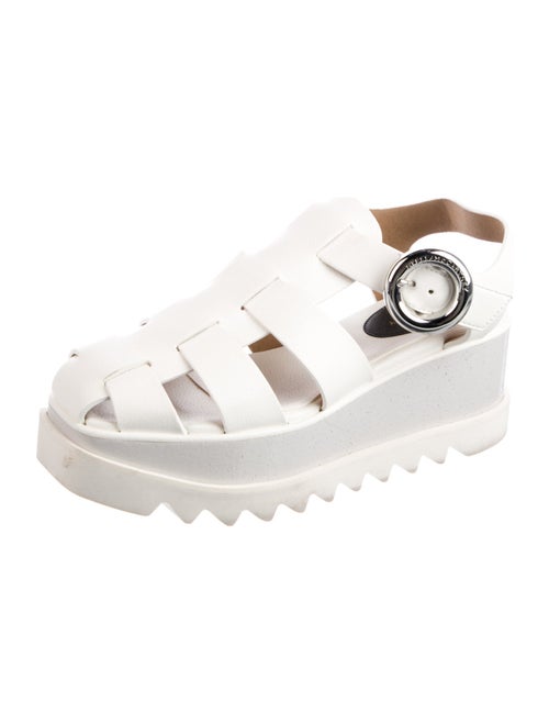 Stella McCartney Vegan Leather Lasercut Accents Flats