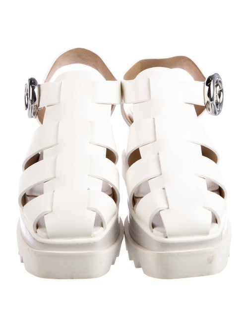 Stella McCartney Vegan Leather Lasercut Accents Flats