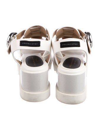 Stella McCartney Vegan Leather Lasercut Accents Flats