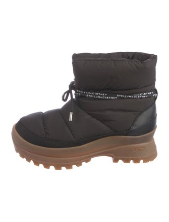 Stella McCartney Nylon Colorblock Pattern Boots