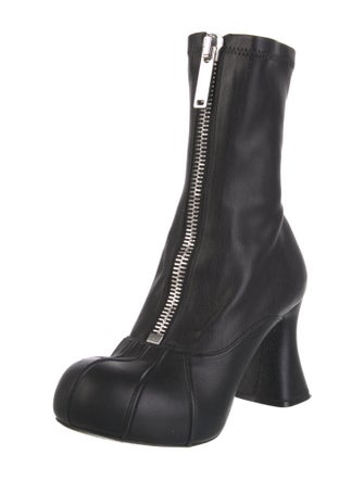 Stella McCartney Leather Lace-Up Boots
