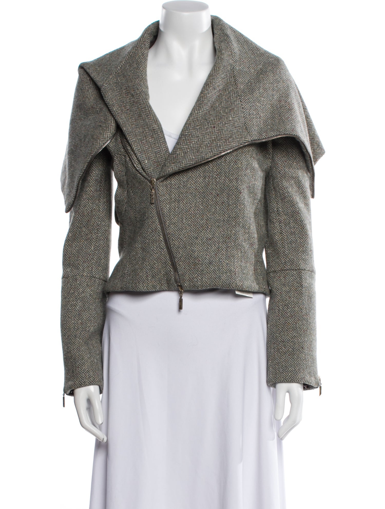 Stella McCartney Wool Tweed Pattern Blazer w/ Tags