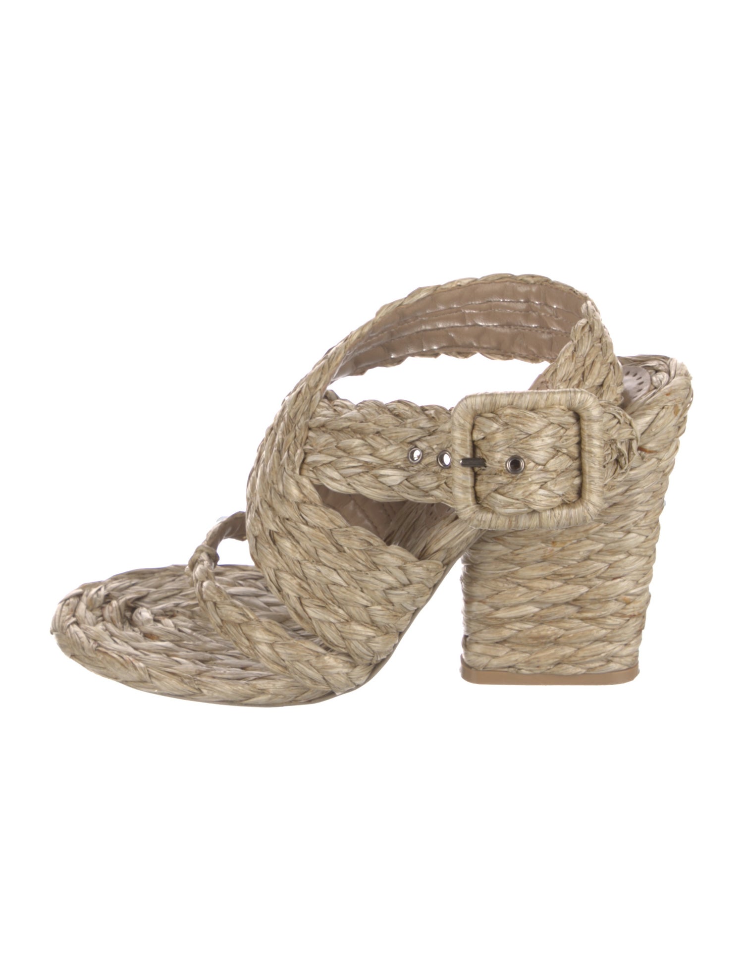 Stella McCartney Straw Espadrilles