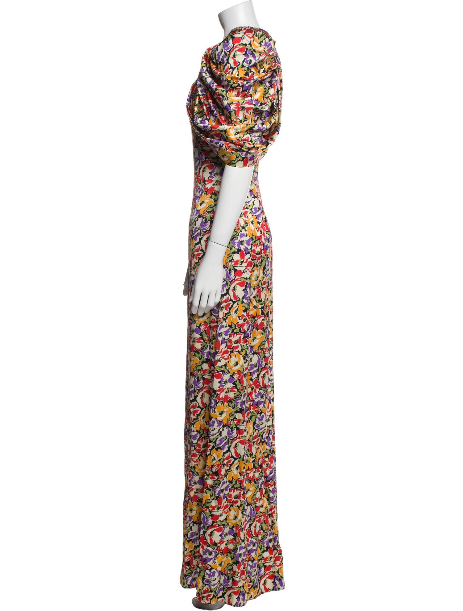 Stella McCartney Floral Print Long Dress w/ Tags