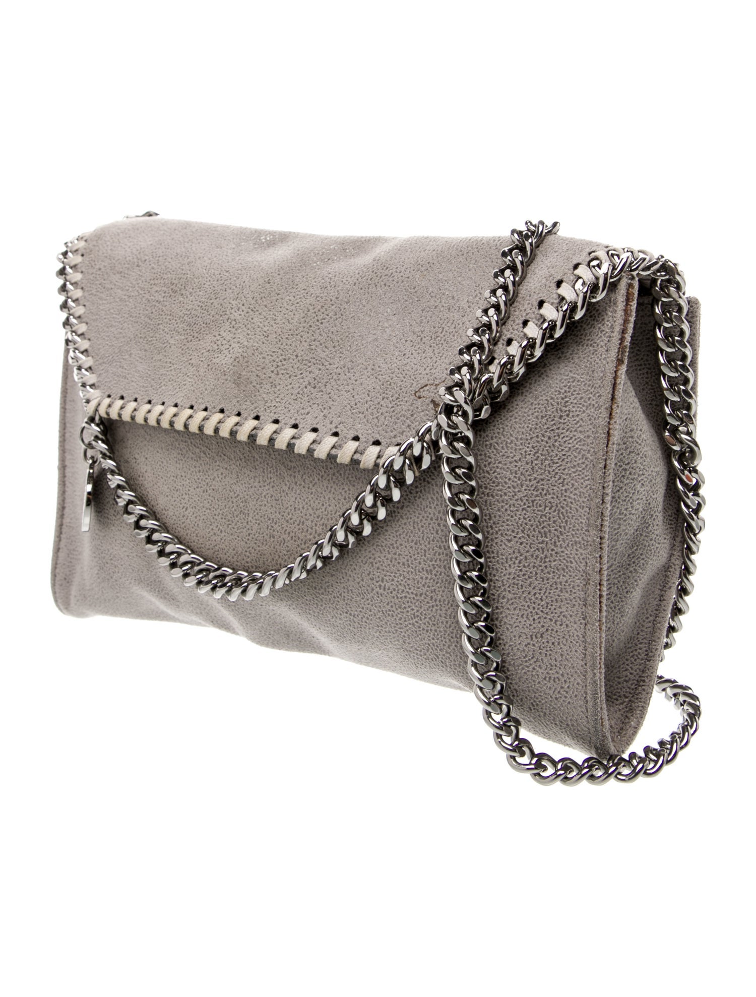 Stella McCartney Vegan Suede Clutch