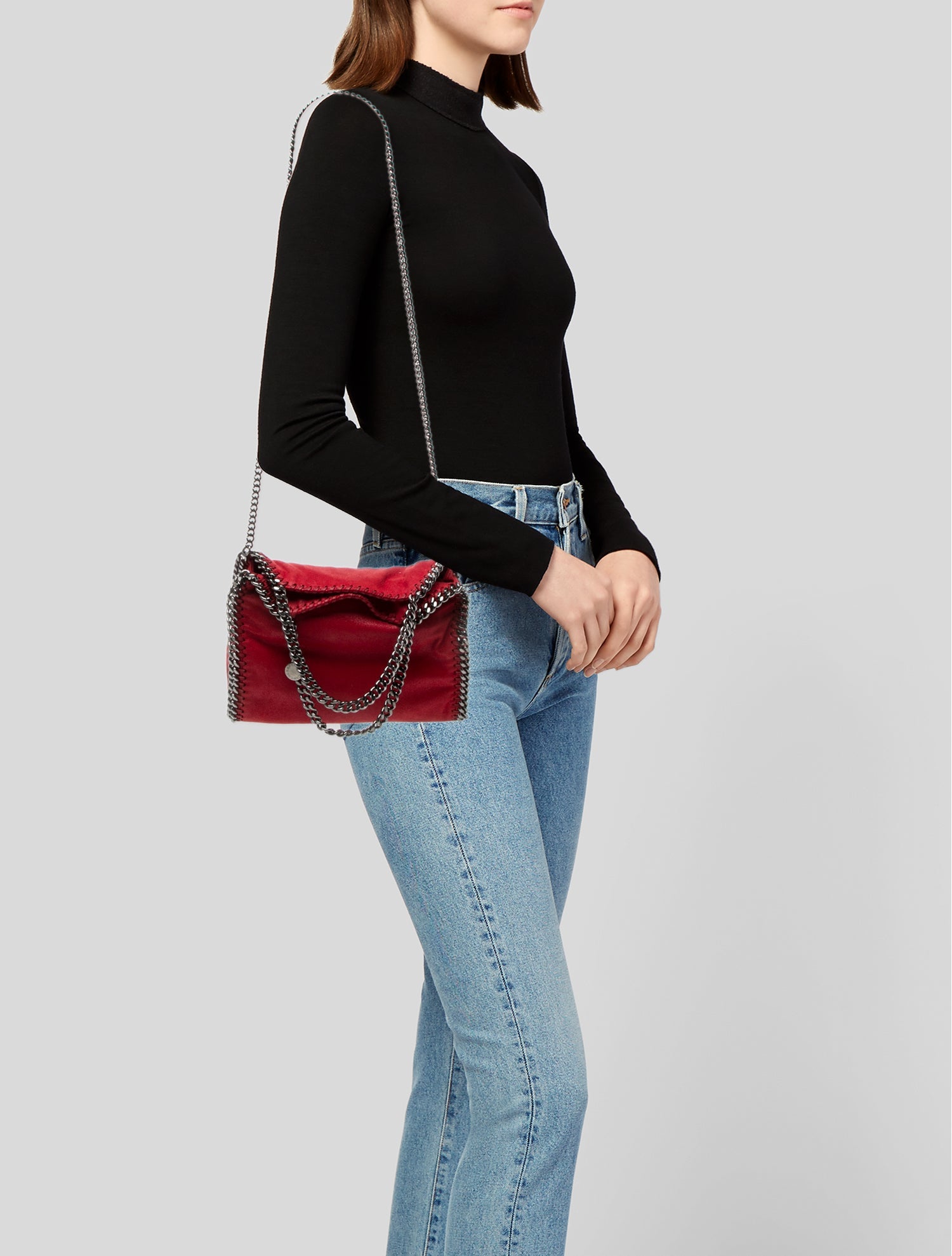 Stella McCartney Vegetarian Leather Top Handle Bag