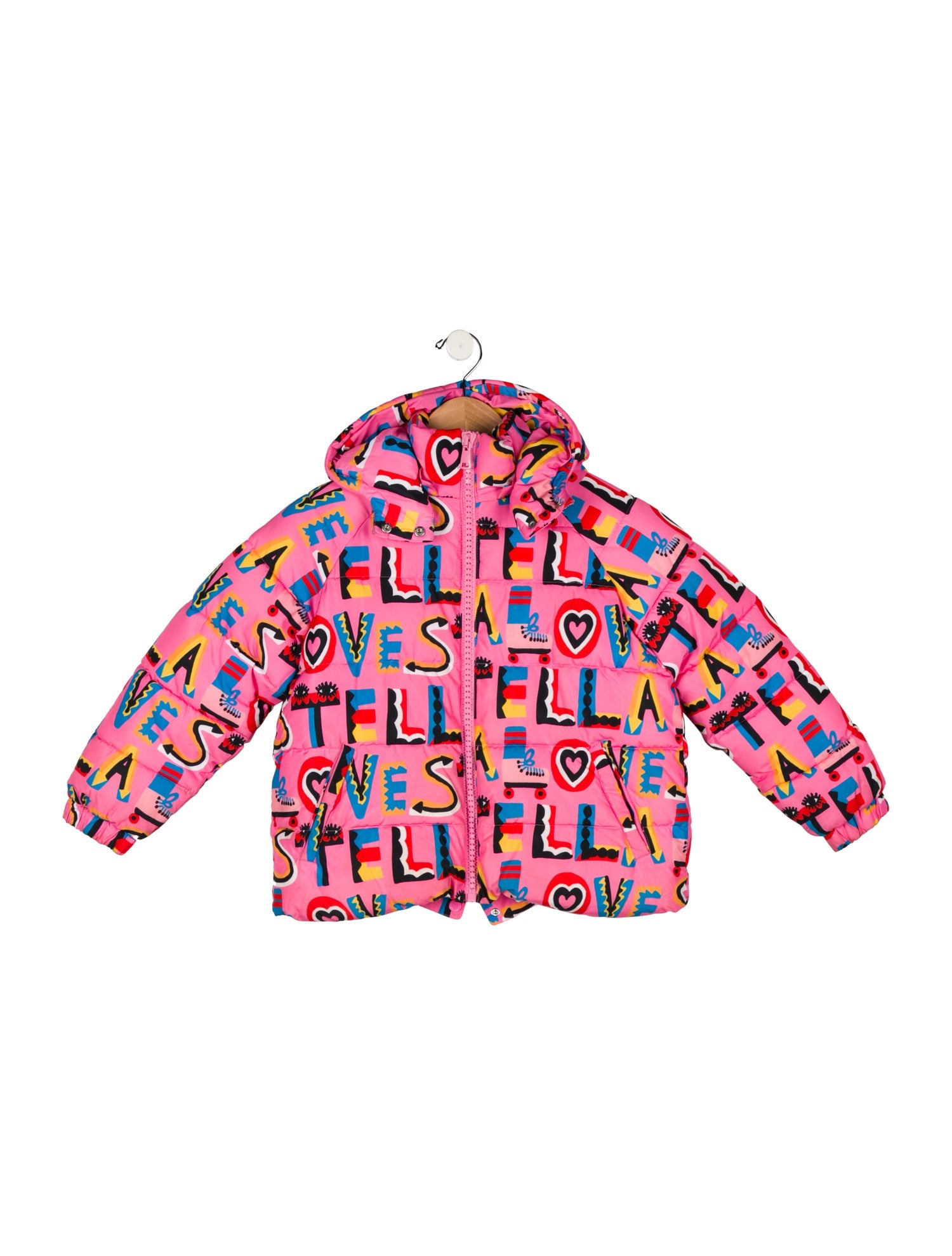 Stella McCartney Girls' Graphic Puffer Jacket