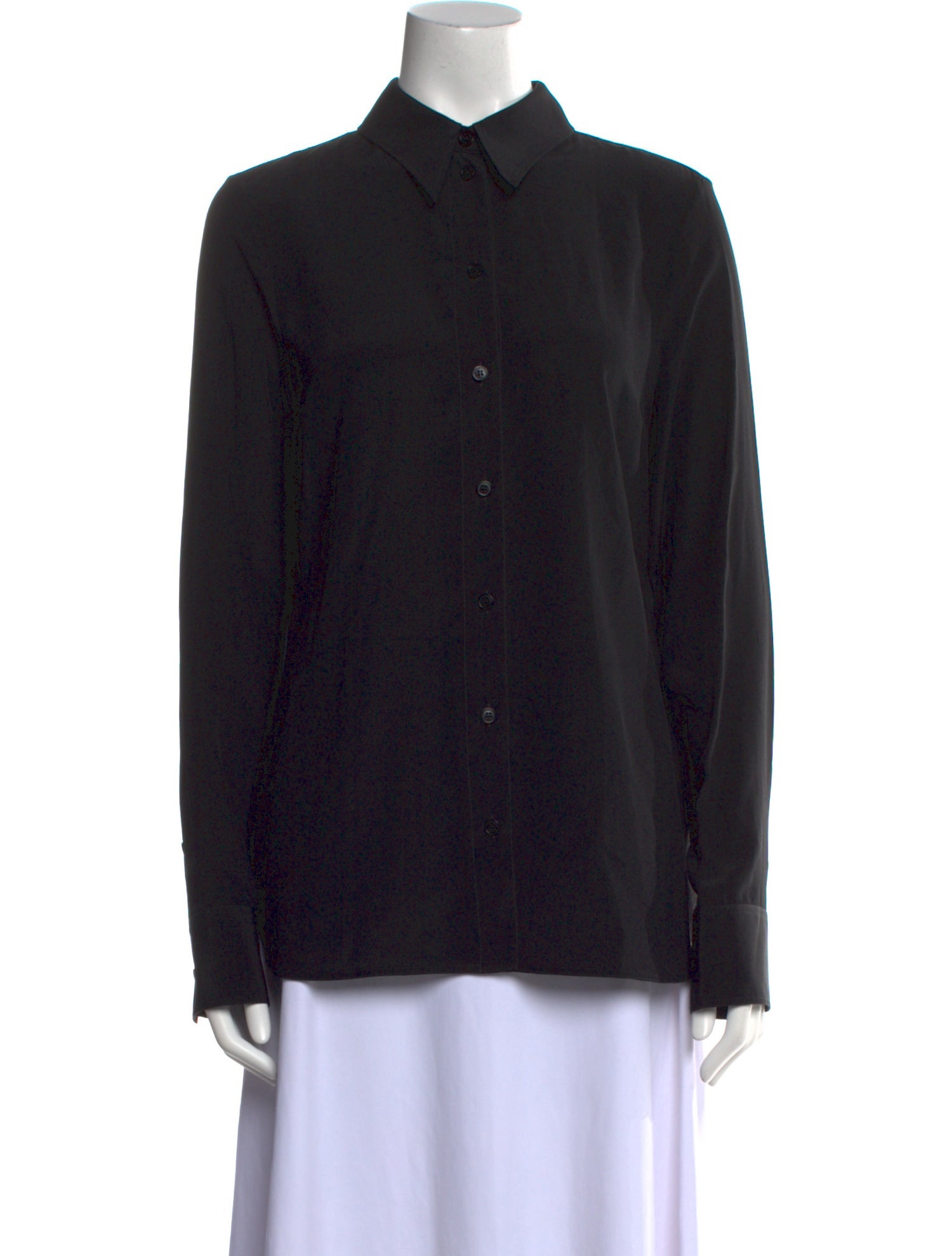 Stella McCartney Silk Long Sleeve Button-Up Top w/ Tags