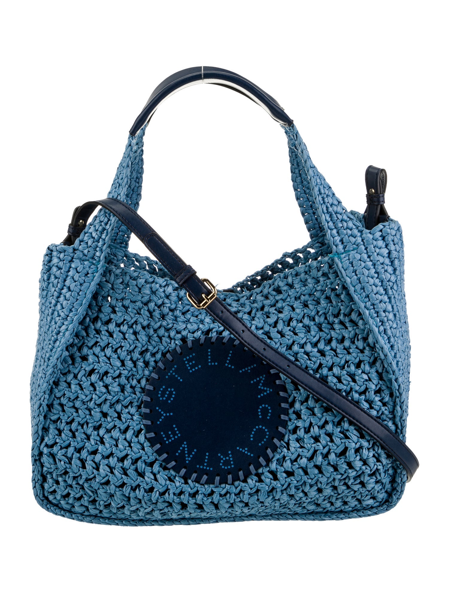 Stella McCartney Straw Top Handle Bag