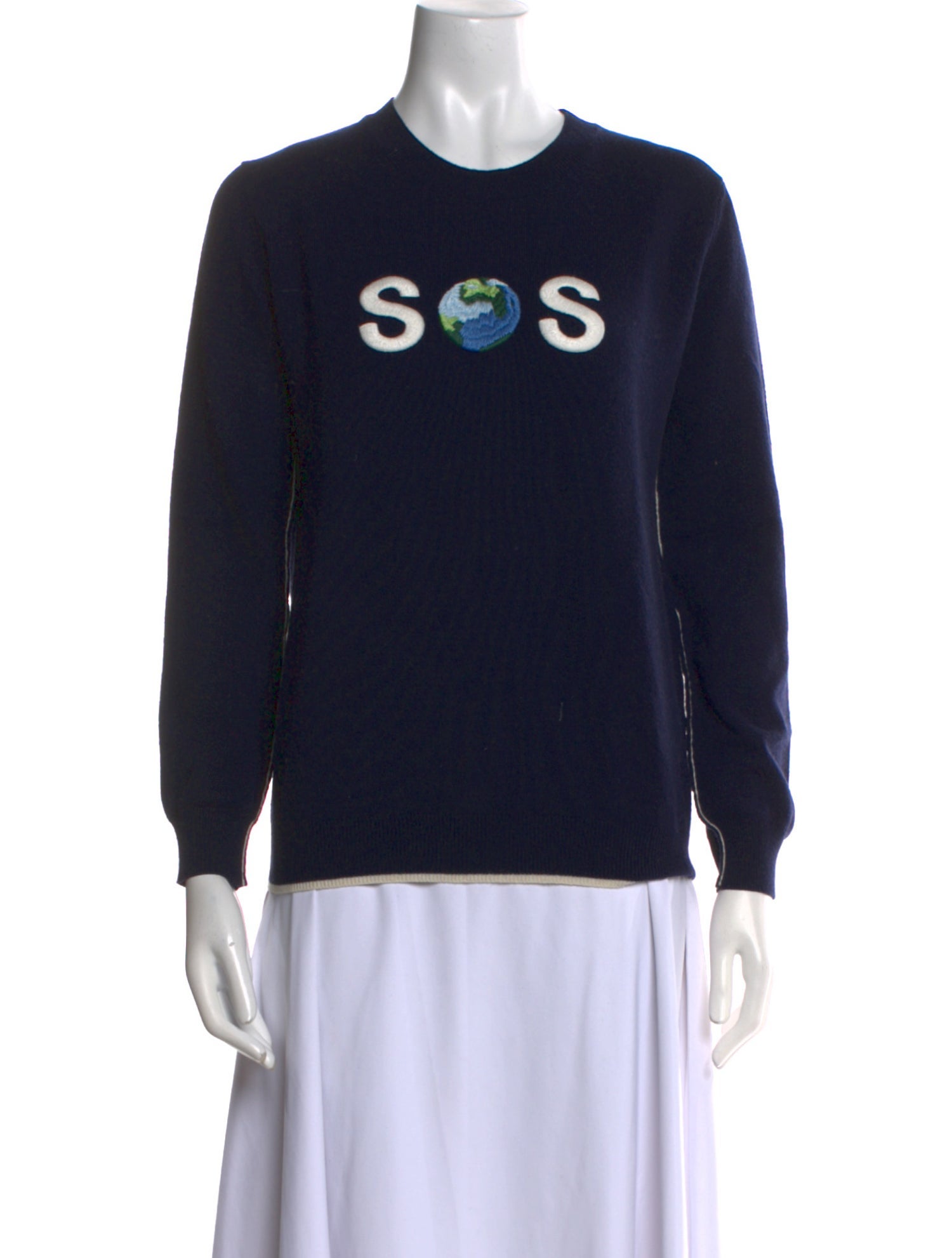 Stella McCartney Cashmere Graphic Print Sweater