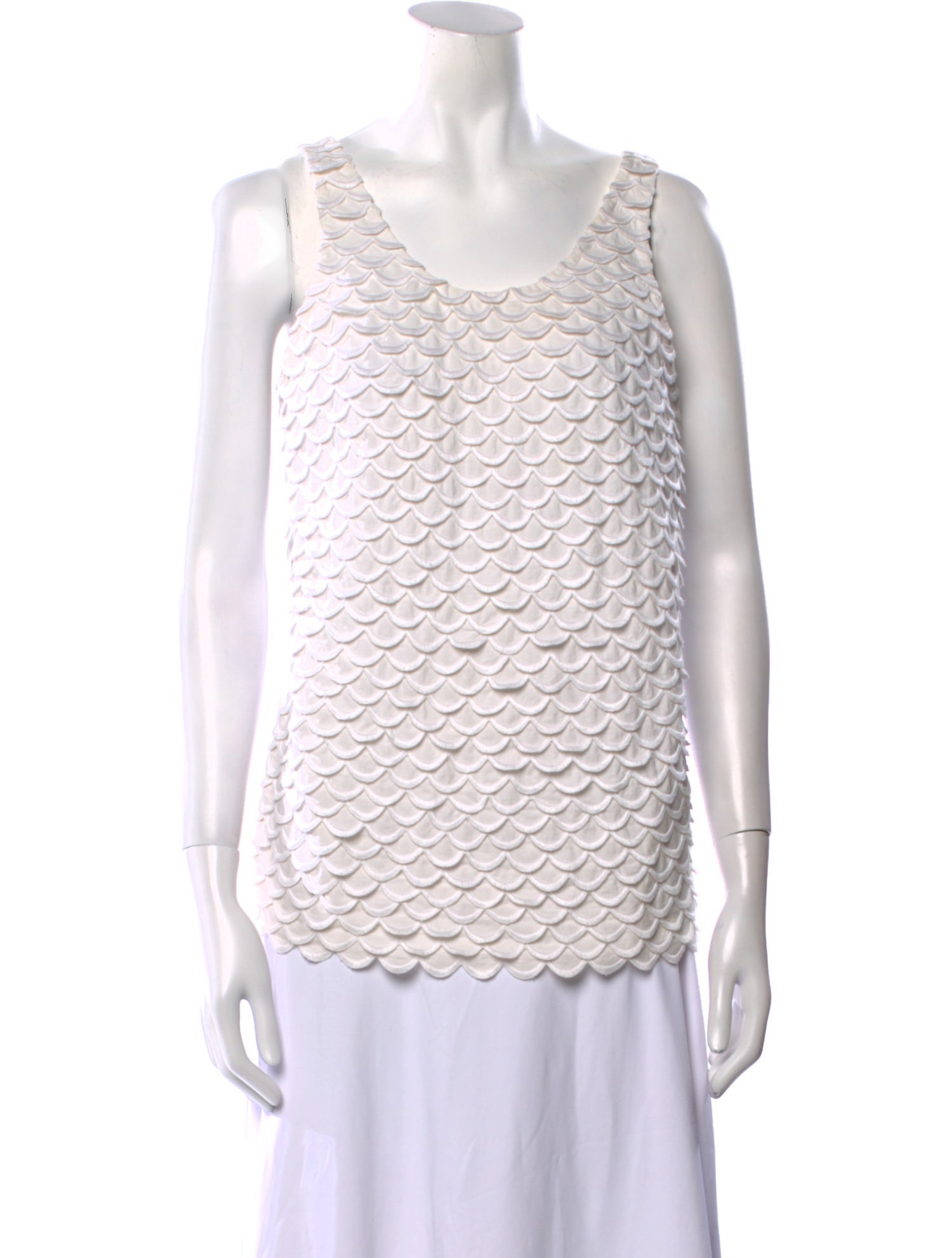 Stella McCartney Scoop Neck Sleeveless Top