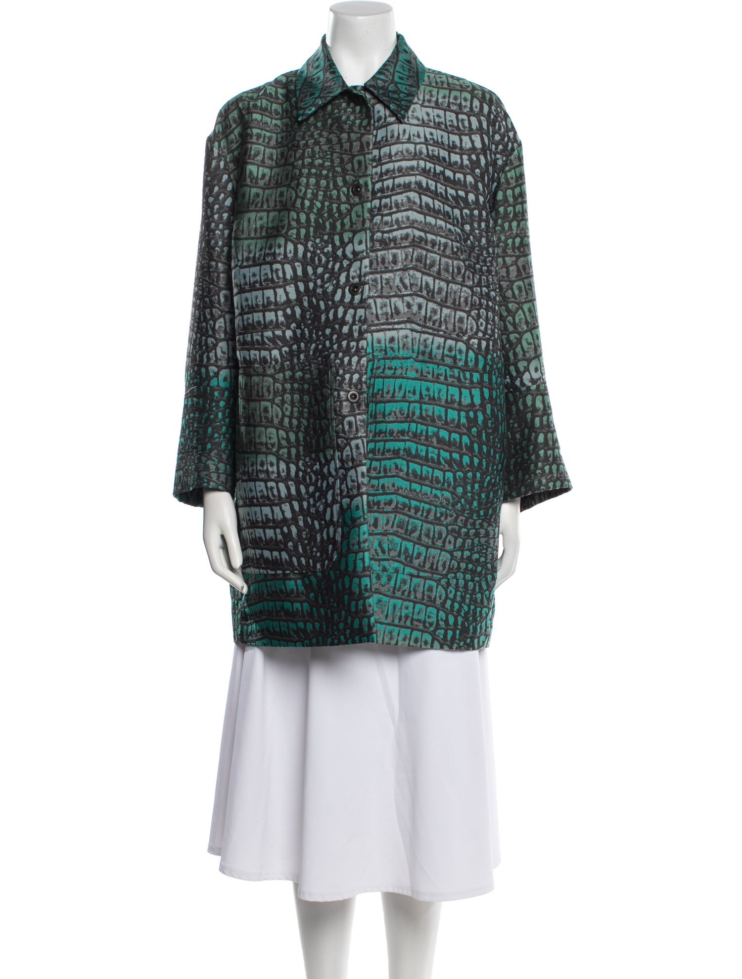 Stella McCartney Animal Print Coat